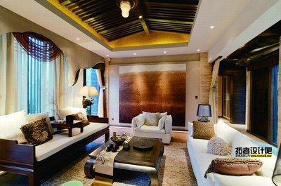 中式意蘊與現(xiàn)代美學(xué)的完美融合 中國會館C型樣板間室內(nèi)外裝飾工程解析